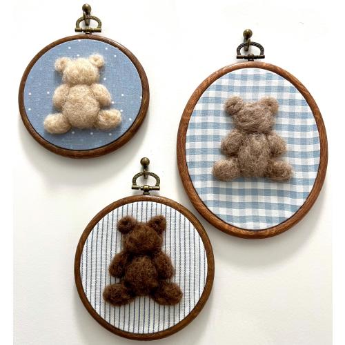 Vintage Inspired Felted Teddy Bear