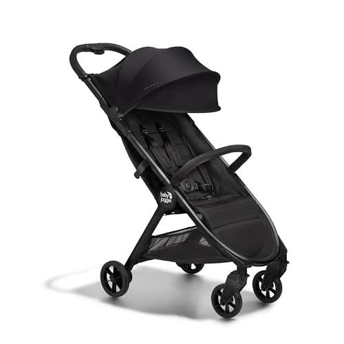Baby Jogger® City Tour 2 Ultra-Compact Carry-On Approved Travel Stroller with Belly-Bar, Lightweight Baby Stroller with Easy One-Step Fold, Baby Travel Essential, Eco Black