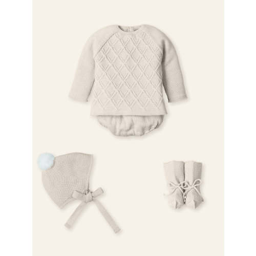 Knit Set Cielo- 3pc