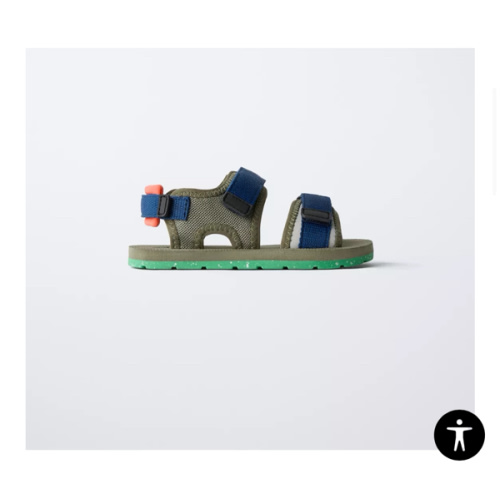 COLOR TECHNICAL SANDALS - Khaki Green | ZARA United States