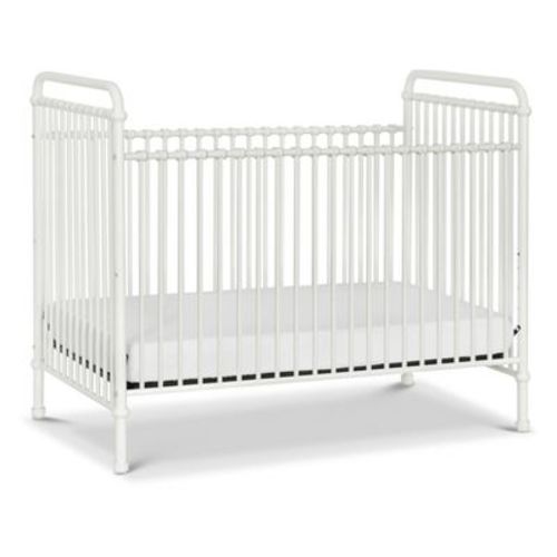 Namesake Abigail 3-in-1 Convertible Metal Crib - Washed White