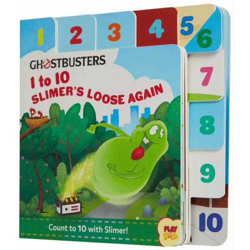 Playpop Ghostbusters: 1 to 10 Slimer's Loose Again, (Board Book)