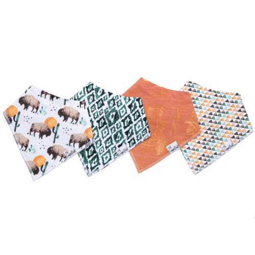 Copper Pearl Bison Bib Set - 4pk