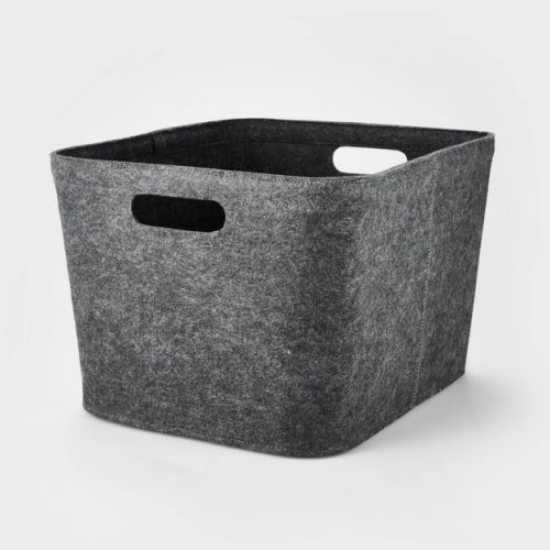 Felt Basket with Stitching - Brightroom™