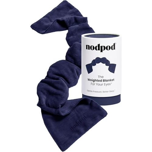 Nodpod Gentle Pressure Sleep Mask | Patented Light Blocking Design for Sleeping, Traveling & Relaxation - Midnight