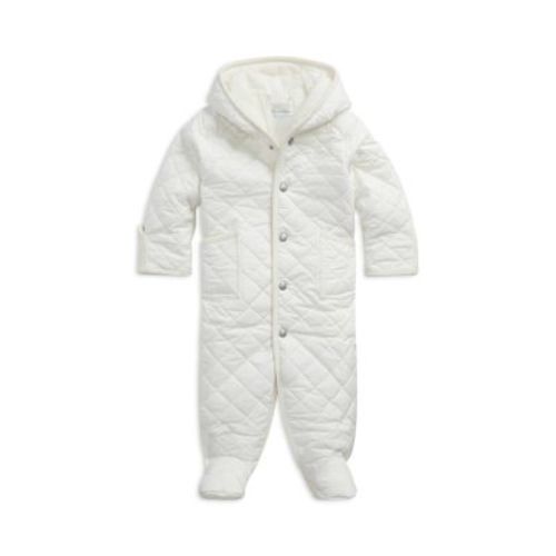Polo Unisex Quilted Hooded One Piece - Baby