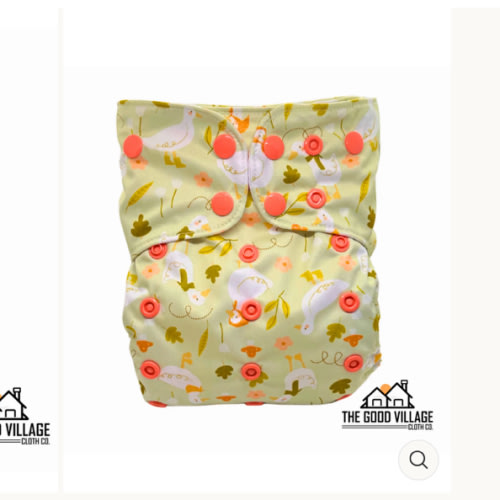 One Size Pocket Diaper - Feathered and Fall