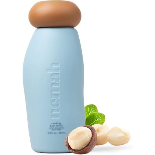 Nemah Baby Lotion, Baby Moisturizer For Sensitive Skin, Vegan, 9.8 Fl Oz