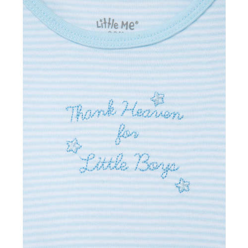 Thank Heaven for Little Boys Sleeper Gown And Hat