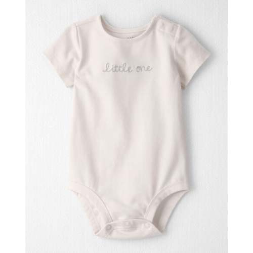 Baby Organic Cotton 'Little One' Embroidered Bodysuit  - Little Planet | Carter's