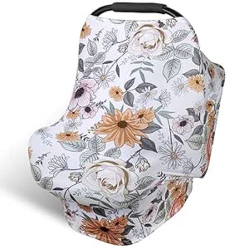 Amazon.com: Rquite Car Seat Covers for Babies, Baby Car Seat Canopy Carrier Cover, Breathable Nursing Cover for Breastfeeding, Stretchy Carseat Cover Boys Girls, Multi-Use Infant Carseat Stroller Cover : Baby