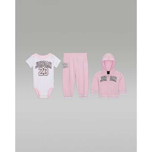 Jordan Baby (0-6M) 23 Jersey 3-Piece Full-Zip Hoodie Set. Nike.com