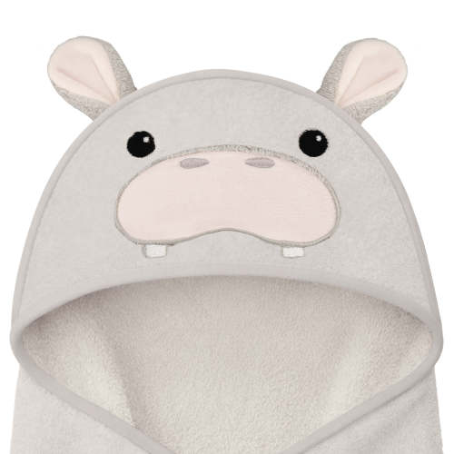Cuddle Baby Hooded Towel - Hippo / 1-Pack Regular