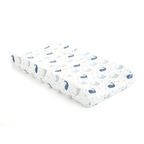 Lush Decor Narwhal Starfish Soft & Plush Changing Pad Cover - 32" x 16" x 5"