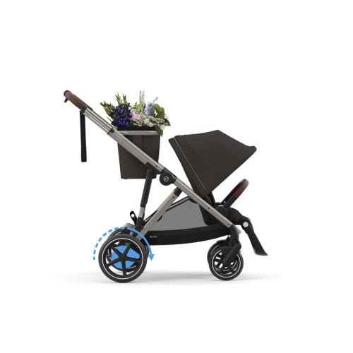 CYBEX e-Gazelle S - Chocolate Brown (Taupe Frame)