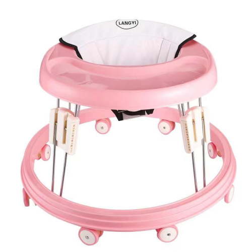 Adjustable Baby Walker, 8-18m, Anti-Rollover, Sit & Push Learning Function