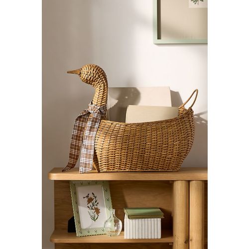 Ferme Mallard Duck Rattan Basket
