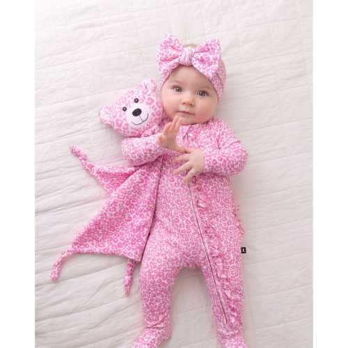Mia Ruffled Zippered Footie