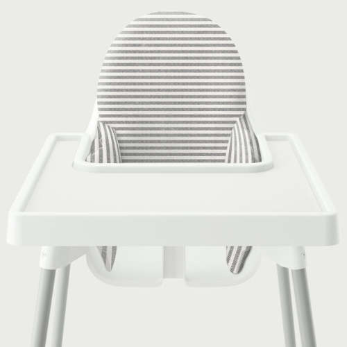 Aegean Ticking Stripe - Vegan Leather Cover