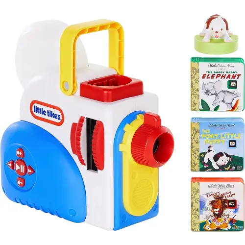 Little Tikes Story Dream Machine Starter Set, Storytime, Books, Little Golden Book, Audio Play, The Poky Little Puppy Character, Nightlight, Toy Gift for Toddlers and Kids Girls Boys Ages 3+