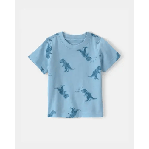 Baby Boy Dinosaur T-Shirt - Blue | Carter's