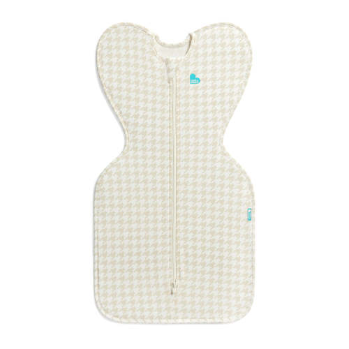 Swaddle Up™ 1.0 TOG Cotton Tan Houndstooth