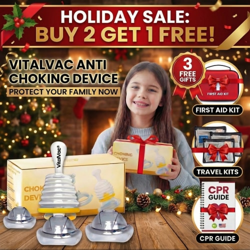 HOLIDAY SALE: Protect Your Family with VitalVac®— Choking Emergency Device