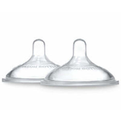 Mason Bottle Silicone Nipples for Regular Mouth Mason Jars Two-Pack
