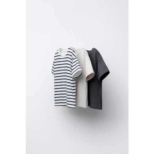THREE-PACK OF PLAIN AND STRIPED T-SHIRTS - Gray | ZARA United States