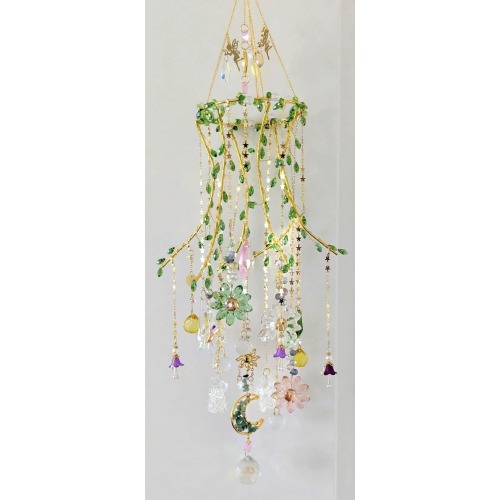 Fairies Garden Crystal Suncatcher