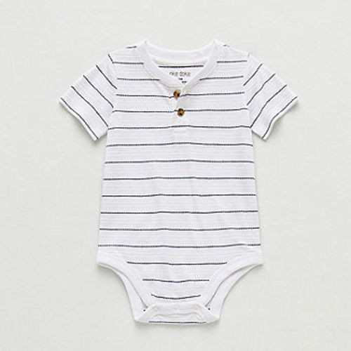 Okie Dokie Baby Boys Henley Neck Short Sleeve Bodysuit - JCPenney