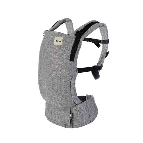 Natural Linen Baby Carrier - Free-To-Grow Ash Grey – Baby Tula – Baby Tula US