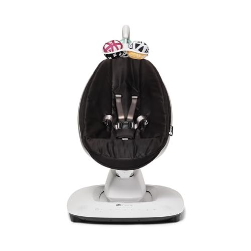 4moms MamaRoo Multi-Motion Baby Swing, Bluetooth Enabled with 5 Unique Motions, Black