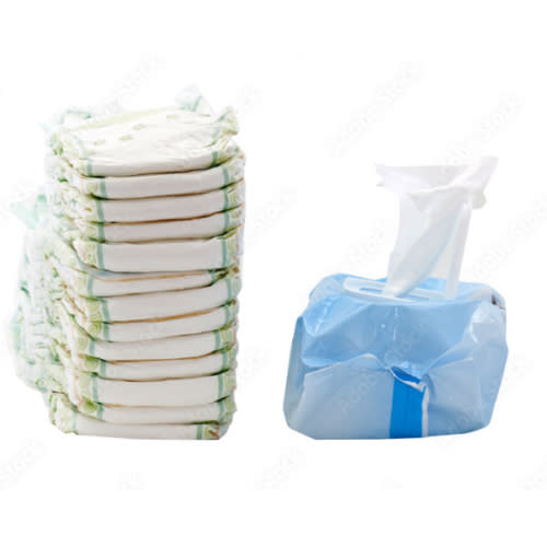 Diapers and wipes ($200)