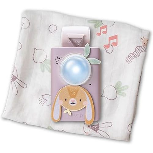 Taf Toys Soothing Set with Cry Activated Sensor, Baby Soothing Sound Machine, Portable Sound Machine, and Premium Bamboo-Cotton Baby Swaddle