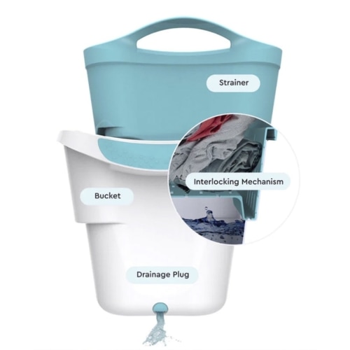 Strucket Tub Aqua - Multi-Use Cleaning Bin