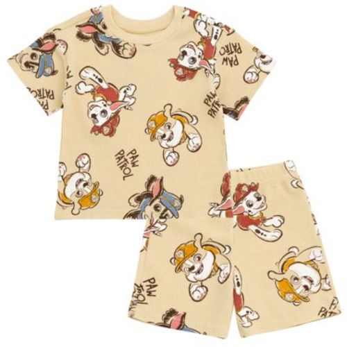 PAW Patrol Waffle Knit T-Shirt Shorts Outfit Set Newborn to Infant