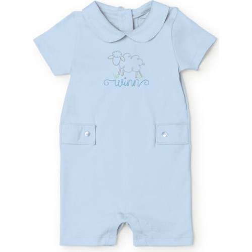 Henry Boys' Pima Cotton Shortall, Light Blue - Lila + Hayes | Maisonette