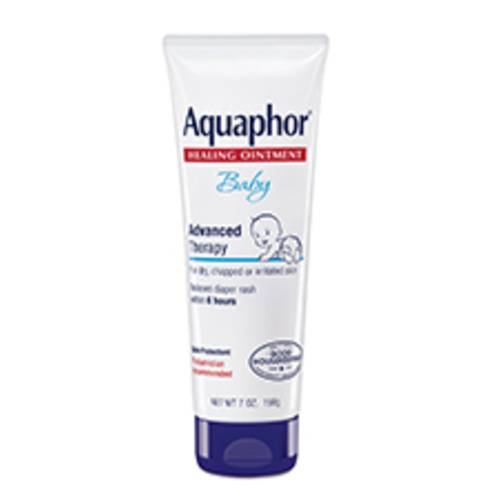 Aquaphor Baby Healing Ointment Advanced Therapy Skin Protectant, Dry Skin and Diaper Rash Ointment, 7 Oz Tube