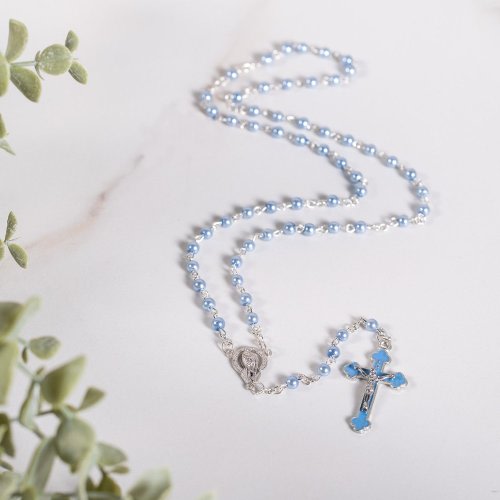 Pearlized Baby Rosary