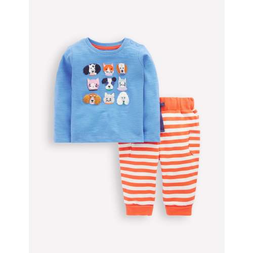 Fun Jersey Play Set-Peacock Plume Blue Pets