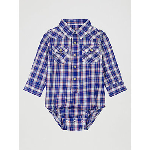 Baby Boy's Long Sleeve Western Snap Bodysuit | NEW | Wrangler®