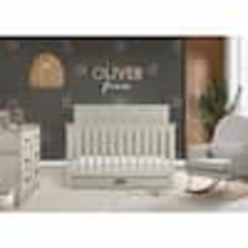 Delta Children Simmons Kids Caden 6-in-1 Convertible Crib with Trundle Drawer-Greenguard Gold Certified, Rustic Mist W348150-1373