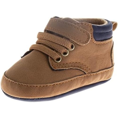 Josmo Unisex Baby Shoes Boys Girls Sneakers - Infant Slip On First Walking Shoes Toddler Casual Sneaker Crib Shoes (Size 2-4 Infant)