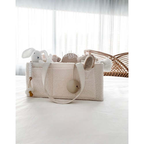 NAPPY CADDY ORGANISER - TEDDY | BONE HANDLES