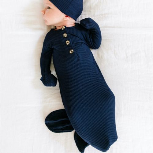 Hayden Ribbed Knotted Gown