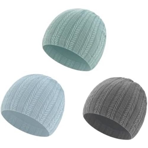 LIDHAY 3PCS Newborn Hats Preemie Baby Hats Cotton Preemie Caps Infant Hospital Beanie Tolddler Hat for Boy Girl 0-6Months