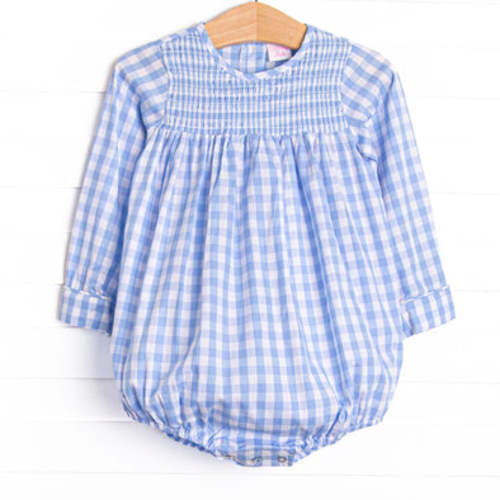 Rhythm and Blues Boy Bubble, Blue Check – Stitchy Fish