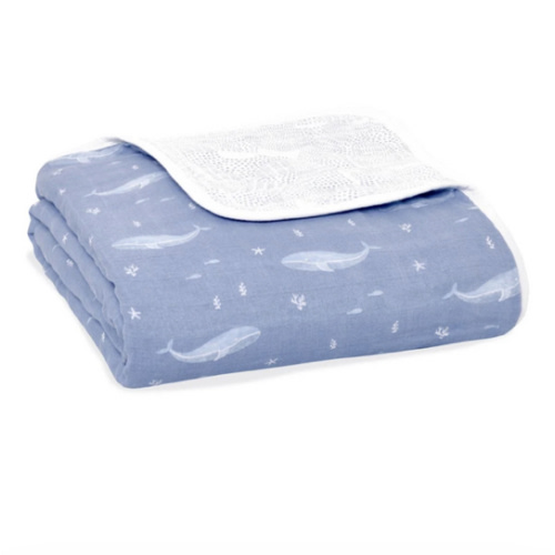 Oceanic - Organic Cotton Muslin Dream Blanket