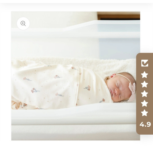 SARANONI MINKY STRETCH LUXE SWADDLE/BLANKET